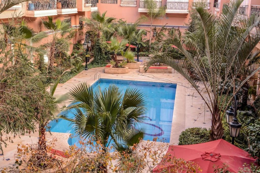 Beautiful, Great Equipped 122 M Holiday Apartment Near Majorelle Garden And Gueliz With Pool Views And A Large Balcony And Terrace Marakeş Dış mekan fotoğraf