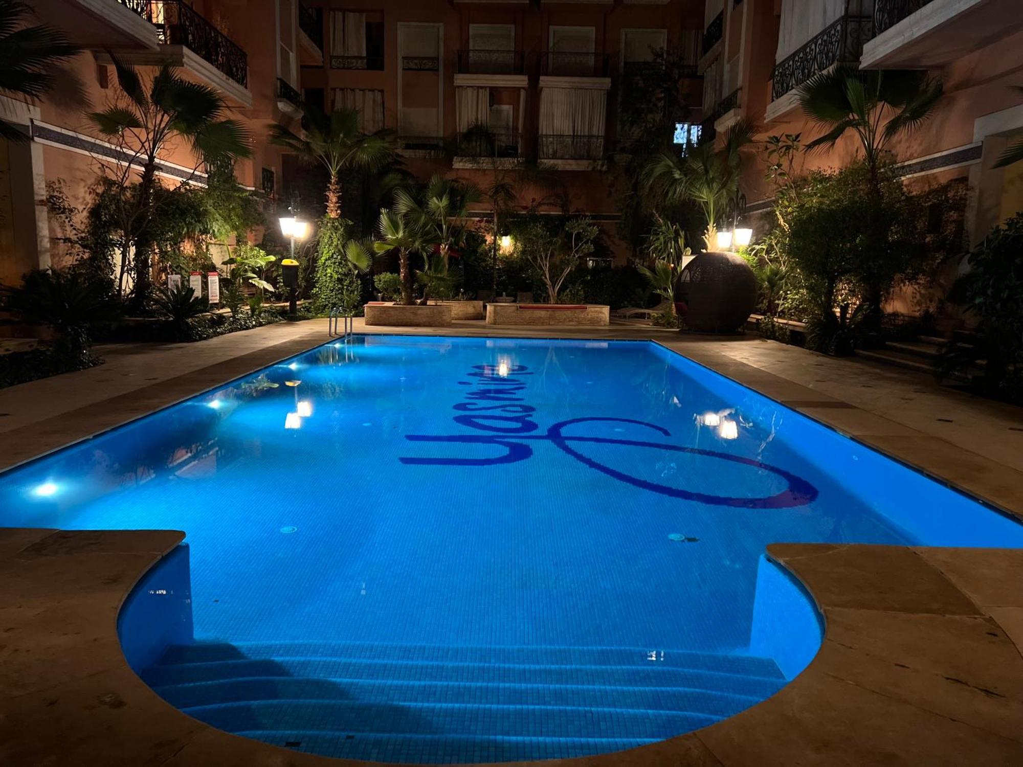 Beautiful, Great Equipped 122 M Holiday Apartment Near Majorelle Garden And Gueliz With Pool Views And A Large Balcony And Terrace Marakeş Dış mekan fotoğraf
